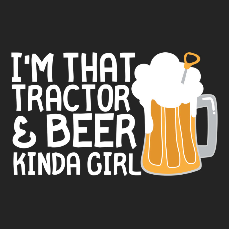 Tractor Beer Kinda Girl Farmer Aesthetic (1) 3/4 Sleeve Shirt | Artistshot