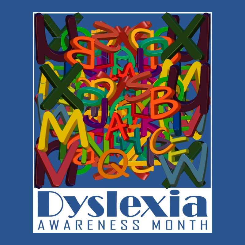 Dyslexia Awareness Month 3d Mixed Letters Girl T-shirt | Artistshot