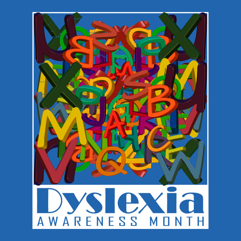 Dyslexia Awareness Month 3d Mixed Letters Girl Pocket T-shirt | Artistshot