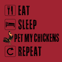 Eat Sleep Pet My Chickens Repeat Funny Women Drinker Men Rooster Barn Long Sleeve Shirts | Artistshot