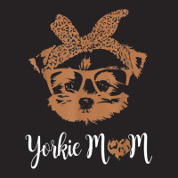 Yorkie Mom Yorkshire Leopard Dog Lovers Mother's Day Gift T Shirt Vintage Cap | Artistshot