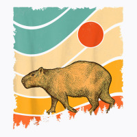 Vintage Retro Style Awesome Wild Giant Cavy Rodent Capybara T Shirt T-shirt | Artistshot