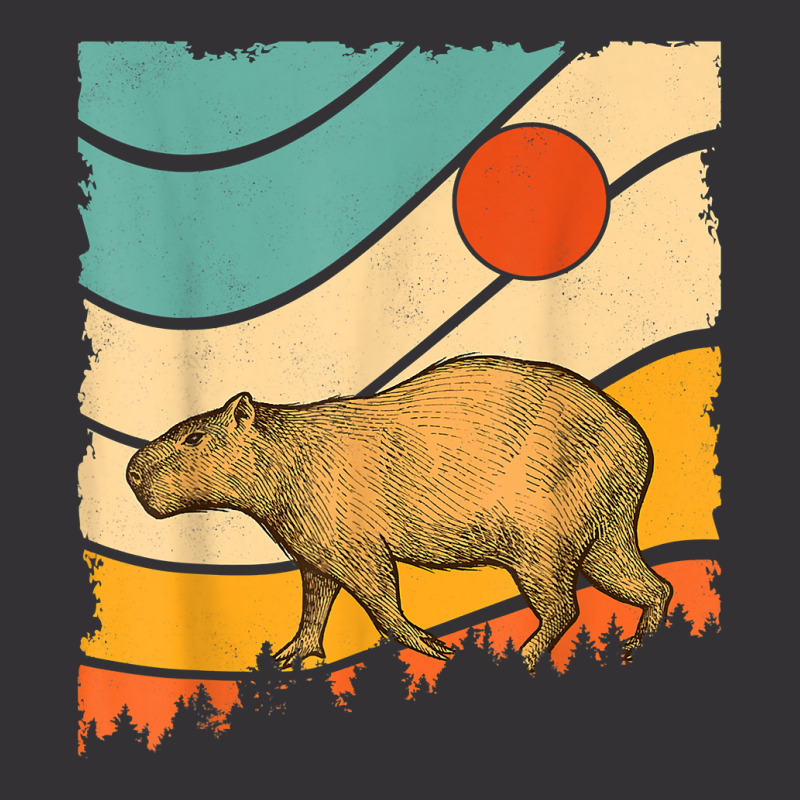 Vintage Retro Style Awesome Wild Giant Cavy Rodent Capybara T Shirt Vintage Hoodie | Artistshot