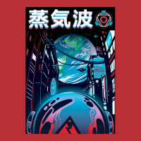 Vaporwave Neon Japanese City Night Spaceman T-shirt | Artistshot