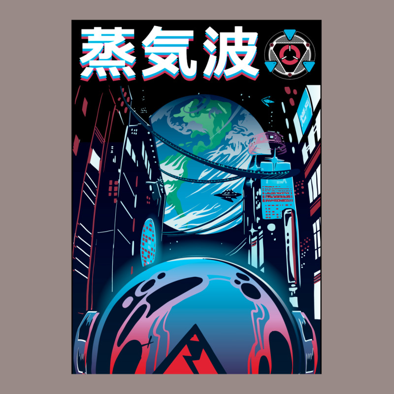 Vaporwave Neon Japanese City Night Spaceman Vintage T-shirt | Artistshot