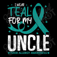 Mens I Wear Teal For Uncle Food Allergy Awareness Month Pocket T-shirt | Artistshot