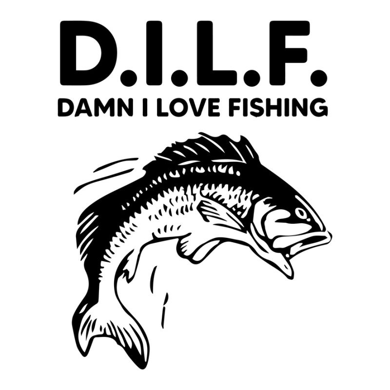 I love fishing' Sticker