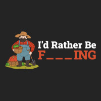 Id Rather Be Farming Funny Farming Gift 80s 3/4 Sleeve Shirt | Artistshot