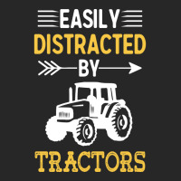 Easily Distracted By Tractors Humor Men's T-shirt Pajama Set | Artistshot