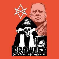 Aleister Crowley Skull Design Black And White Variant Red Ladies Fitted T-shirt | Artistshot