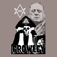 Aleister Crowley Skull Design Black And White Variant Red Vintage T-shirt | Artistshot