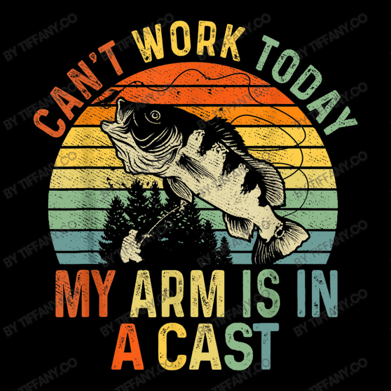 Can't Work Today My Arm Is In A Cast Funny Fishing Youth Jogger | Artistshot