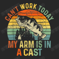 Can't Work Today My Arm Is In A Cast Funny Fishing Men's T-shirt Pajama Set | Artistshot