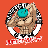 Chicken Island Gym Ladies Fitted T-shirt | Artistshot