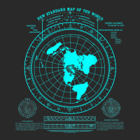 Gleason's New Standard Map Of The World, Flat Earth T Shirt Toddler T-shirt | Artistshot