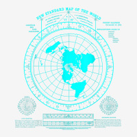 Gleason's New Standard Map Of The World, Flat Earth T Shirt Baby Bibs | Artistshot