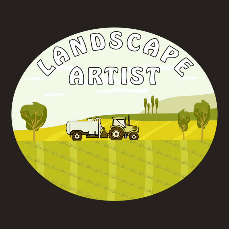 Landscape Tractor Landscape Artist Retro Tank Top | Artistshot