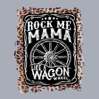 Rock Me Mama Like A Wagon Wheel Country Music Leopard 1 Tank Dress | Artistshot