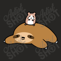 Sloth And Hamster Ladies Fitted T-shirt | Artistshot