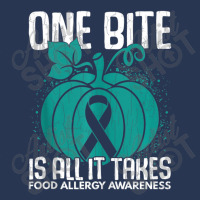 One Bite Is All It Takes Food Allergy Awareness Men Denim Jacket | Artistshot