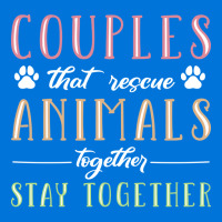 Animal Rescue Couple Funny Graphic T-shirt | Artistshot