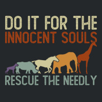 Do It For The Innocent Souls Rescue The Needly Animal Rights Crewneck Sweatshirt | Artistshot