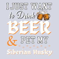 I Just Want To Drink Beer And Pet My Siberian Husky Trending Fleece Short | Artistshot