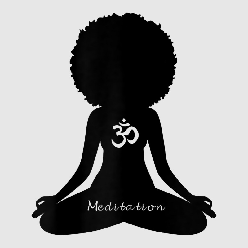 Womens Meditation Om Melanin Empowerment Yoga Meditation T Shirt Hoodie & Jogger set by araceliphexy | Artistshot