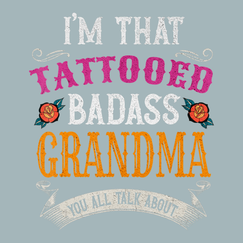 I'm That Tattooed Badass Grandma You Talk About Unisex Sherpa-lined Denim Jacket | Artistshot