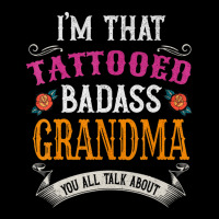 I'm That Tattooed Badass Grandma You Talk About Men's Long Sleeve Pajama Set | Artistshot