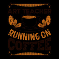 Trending Art Teacher Running On Coffee Caffeine Gift Men's 3/4 Sleeve Pajama Set | Artistshot