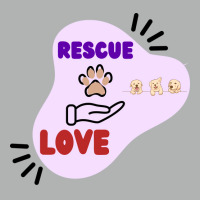 Rescue Love Design Rescue Dogs Blue Zipper Hoodie | Artistshot