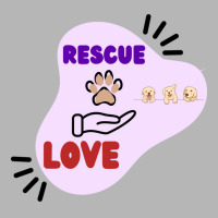 Rescue Love Design Rescue Dogs Blue Hoodie & Jogger Set | Artistshot