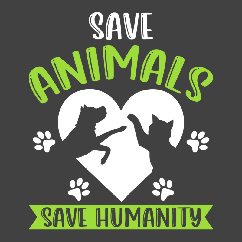 Save Animals Serve Humanity Girl Vintage T-shirt | Artistshot