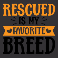 Rescued Is My Favorite Breed Yellow Vintage Hoodie | Artistshot