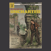 Uncharted   Pulp Novel Cover Fan Art Ladies Curvy T-shirt | Artistshot