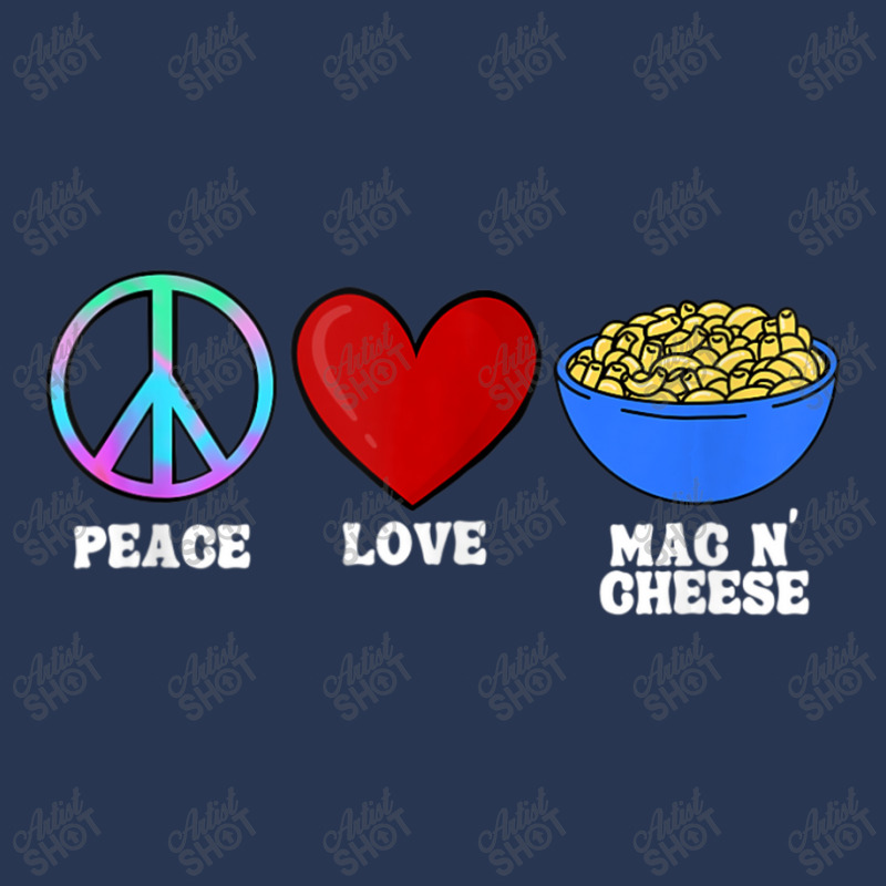 Peace Love And Mac N' Cheese Cute Foodie Comfort Food Ladies Denim Jacket by thanhtran | Artistshot