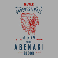 Abenaki Native American Indian Man Never Underestimate Blood Blue T-shirt | Artistshot