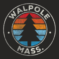 Hot Trend Walpole Massachusetts Ma Vintage Retro 70s Ladies Fitted T-shirt | Artistshot