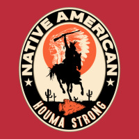 Houma Tribe Native American Indian Strong Warrior Retro  Yellow Pocket T-shirt | Artistshot