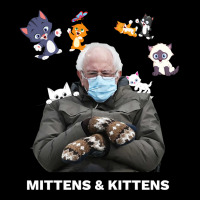 Bernie Sanders Mittens Inauguration Meme Kittens Adjustable Cap | Artistshot