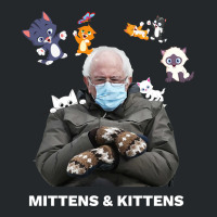 Bernie Sanders Mittens Inauguration Meme Kittens Crewneck Sweatshirt | Artistshot