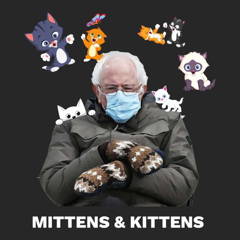 Bernie Sanders Mittens Inauguration Meme Kittens Men's T-shirt Pajama Set by DonnaSchennum1234 | Artistshot