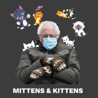 Bernie Sanders Mittens Inauguration Meme Kittens Men's Polo Shirt | Artistshot