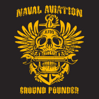 Naval Aviation Ground Pounder Vintage Skull Wings And Wrench Cool Vintage Cap | Artistshot