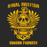 Naval Aviation Ground Pounder Vintage Skull Wings And Wrench Cool Printed Hat | Artistshot