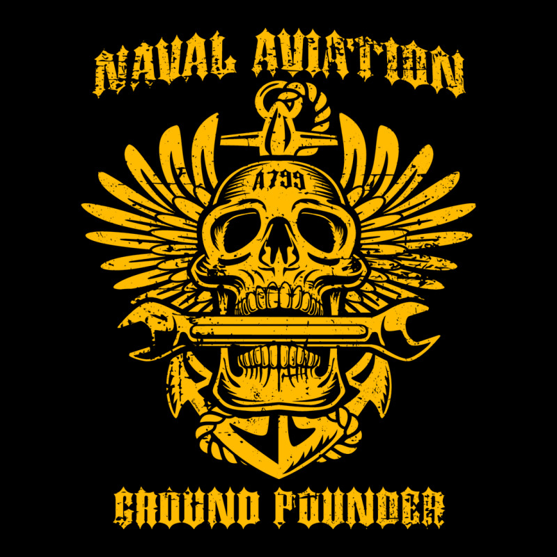 Naval Aviation Ground Pounder Vintage Skull Wings And Wrench Cool Kids Cap by nyforskiccaj | Artistshot