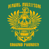 Naval Aviation Ground Pounder Vintage Skull Wings And Wrench Cool Ladies Fitted T-shirt | Artistshot