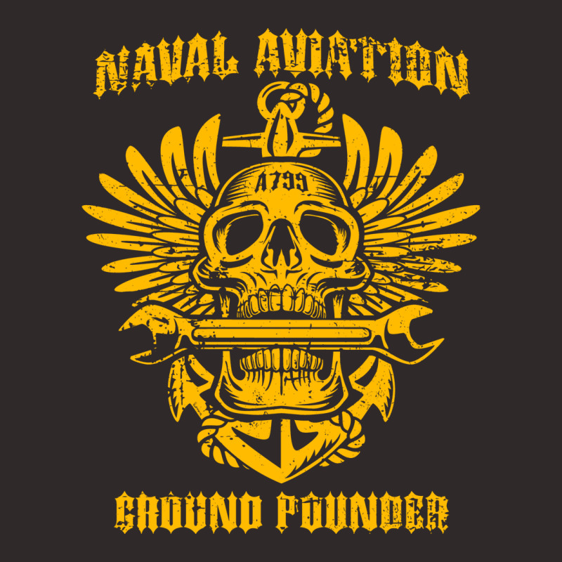 Naval Aviation Ground Pounder Vintage Skull Wings And Wrench Cool Racerback Tank by nyforskiccaj | Artistshot