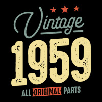 Trending Vintage Born In 1959 - 63rd Birthday Retro Classic Pocket T-shirt | Artistshot